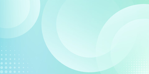 Minimalist banner background. Green and blue gradations.Circle geometric background. Simple design. Vector. EPS 10