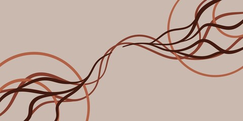 A complex pattern of thin lines, resembling a ball of yarn or threads