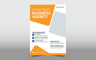 Corporate Business Company Flyer Design Template