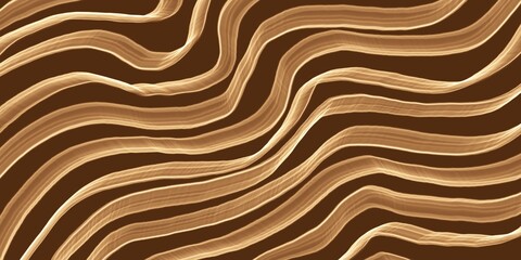 Golden lines on a dark brown background with a glowing effect