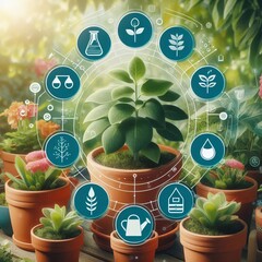 Guides species and pot size