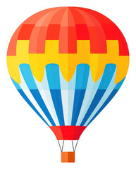 Naklejka premium PNG Hot air balloon aircraft vehicle hot air balloon.