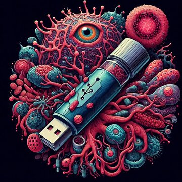 Subdermal &ldquo;USBC with antimicrobial geometry