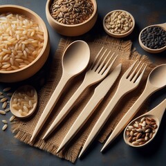 made from grains and seeds that