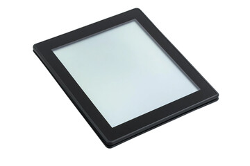 Portable electronic reader isolated on transparent background