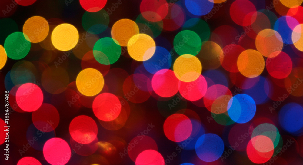 Poster abstract background of multicolored blurred lights