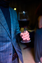 An Elegant Evening Gathering Featuring Exquisite Drinks and Delicious Wine for All