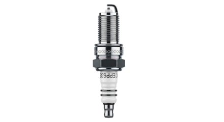 Spark Plug: A close-up shot showcasing a brand new spark plug, an essential component in an engine. Emphasizing detail and precision, it represents innovation, performance and the power of technology.