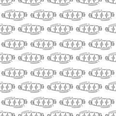 food pattern. fast food seamless pattern. doodle food and beverage seamless pattern. food background