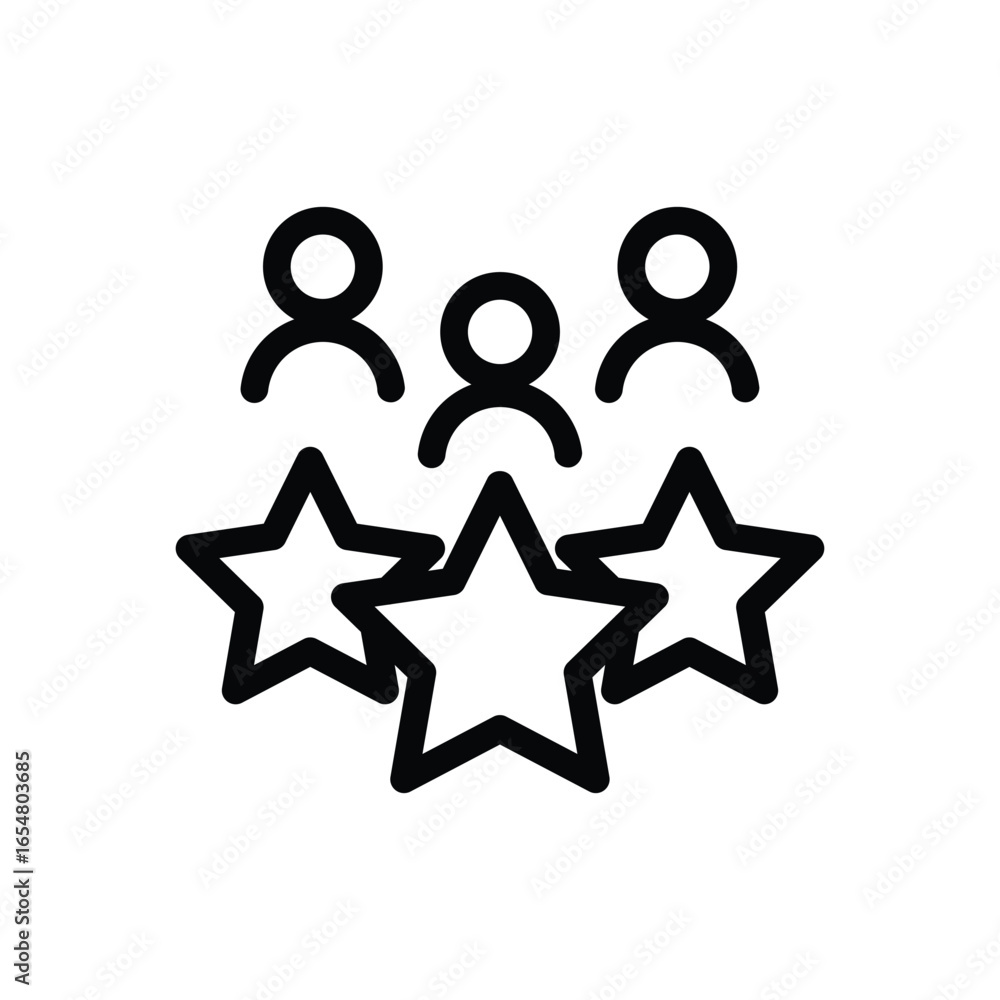 Poster mvp outline icon vector design good for web or mobile app