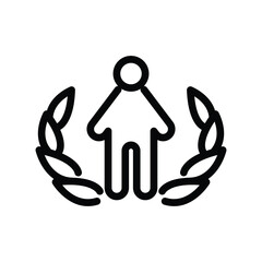 mvp outline icon vector design good for web or mobile app