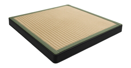 Tatami-style judo mat with rice straw pattern for martial arts practice