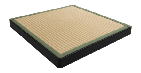 Tatami-style judo mat with rice straw pattern for martial arts practice