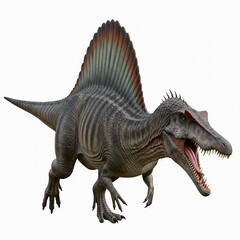 Fototapeta premium Spinosaurus is a dinosaur that can live in two worlds, namely land and water.