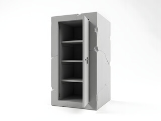 open window with open door