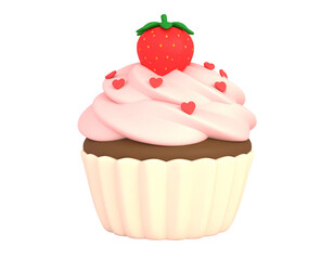 cupcake with cherry
