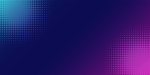 Obraz premium Abstract blue and red dynamic wavy line dotted texture Dark blue background.