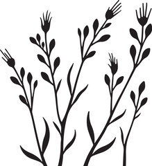 "Vintage Fishing Trawler at Sea – Black and White Illustration"