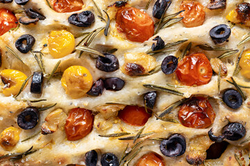 rustic italian focaccia bread