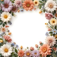 frame of flower