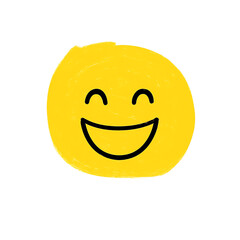 Joyful Smiley Face Illustration A Happy Yellow Emoji Design