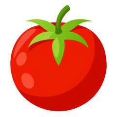 tomato isolated on white