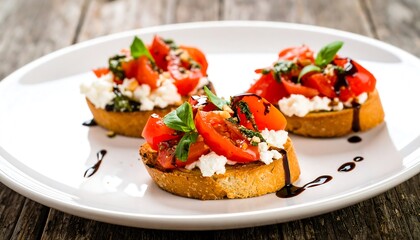 Bruschetta appetizers on a plate (1)