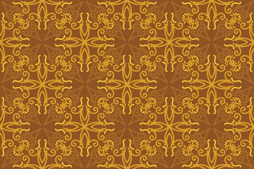 seamless pattern with retro color