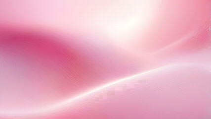Elegant abstract pink background with smooth, glowing waves and fine lines ai