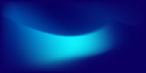 Gradient blue abstract background with a soft curve and smooth lighting.