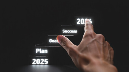 Climbing Steps to 2026 A Journey of Planning Goals and Success Visualization for the Future