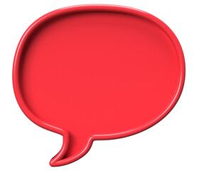 Red Tilted Bubble Badge