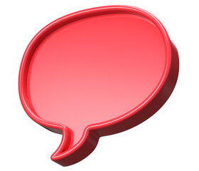 Red Glossy Bubble Badge