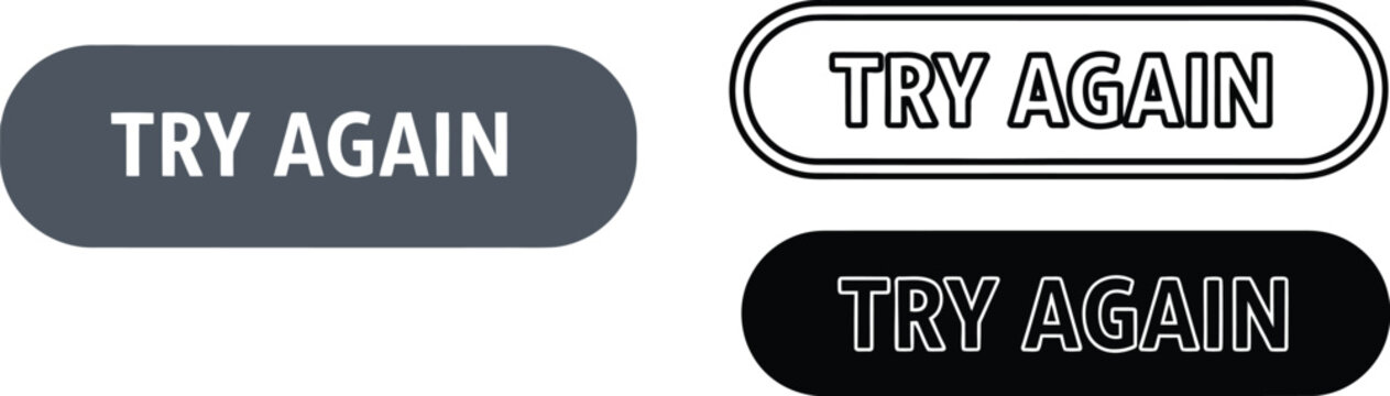 Retry button options for user interface design success