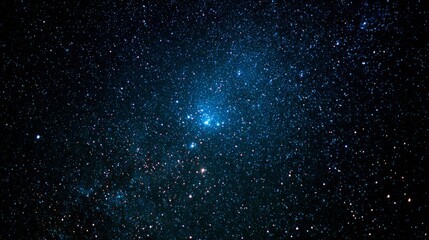 Obraz premium Blue Starry Sky Galactic Cluster,Nebula,Night sky