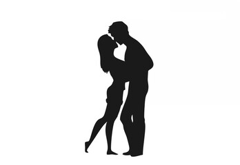 Couple in love icon. valentin...