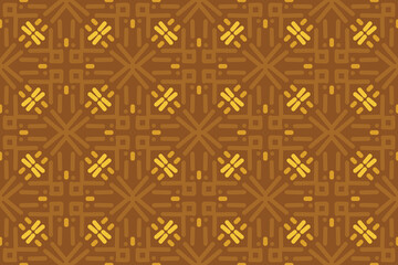 seamless pattern with retro color