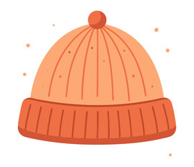 Czapka zimowa ilustracja