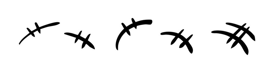 笑いの感情 ワイワイ 賑やか 漫符セット