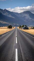 Dramatic Overcast Sky Over Moorland Peat Bog Path