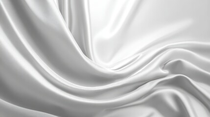 Obraz premium Ultra quality image of white satin background.
