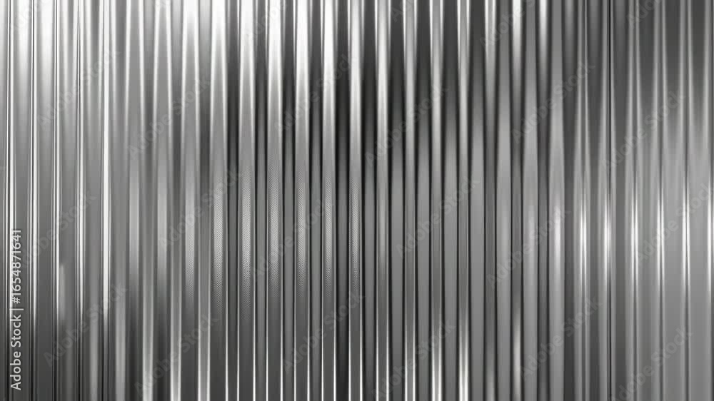 Poster metallic pattern with parallel stripes for design and art uses