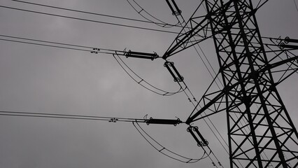 high voltage tower electrical structure