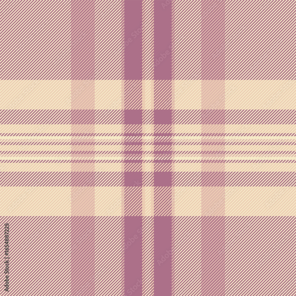 Poster detailed, patterned fabric texture in mauve and beige. classic design with lines and squares, ideal 