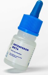Interferon beta Viral eye infections medical drops in a