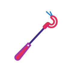 Abstract Illustration of Medical Instrument on Dark Background