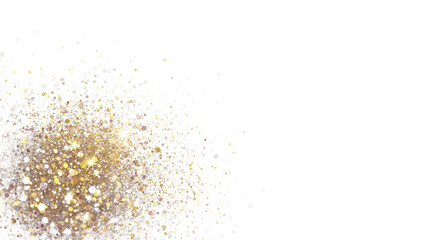 Glitter sparkle star dust overlay twinkle cluster  Isolated On Transparent Background