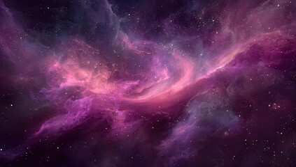 Fototapeta premium Vast nebula swirls in deep space