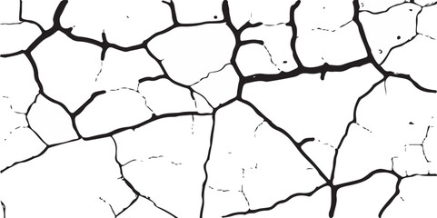 crack concrete white wall or Cement wall background