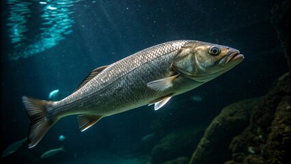 Naklejka premium tropical fish in aquarium